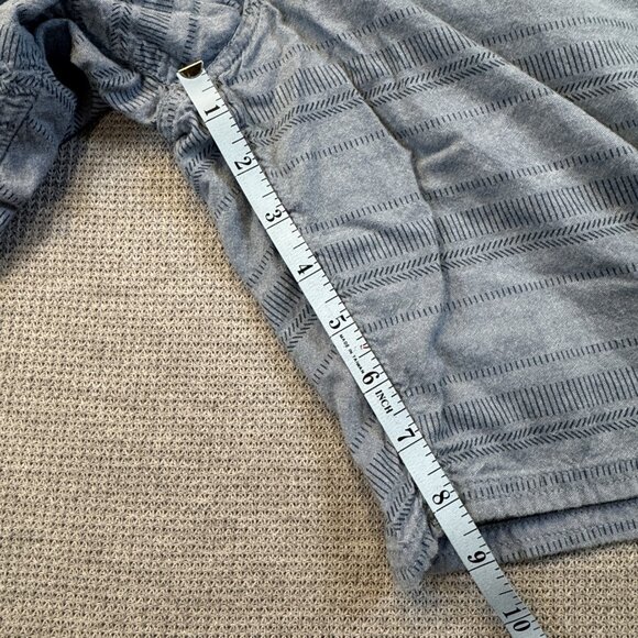 O'Neill Mens 36 Chino Shorts Light Blue Flat Front Striped Cotton Standard Fit - Picture 12 of 14